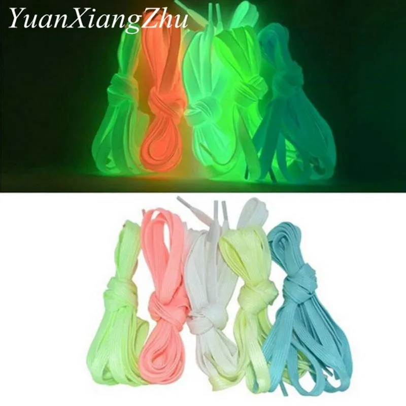 1 Pair Luminous Shoelaces Flat Sneakers
