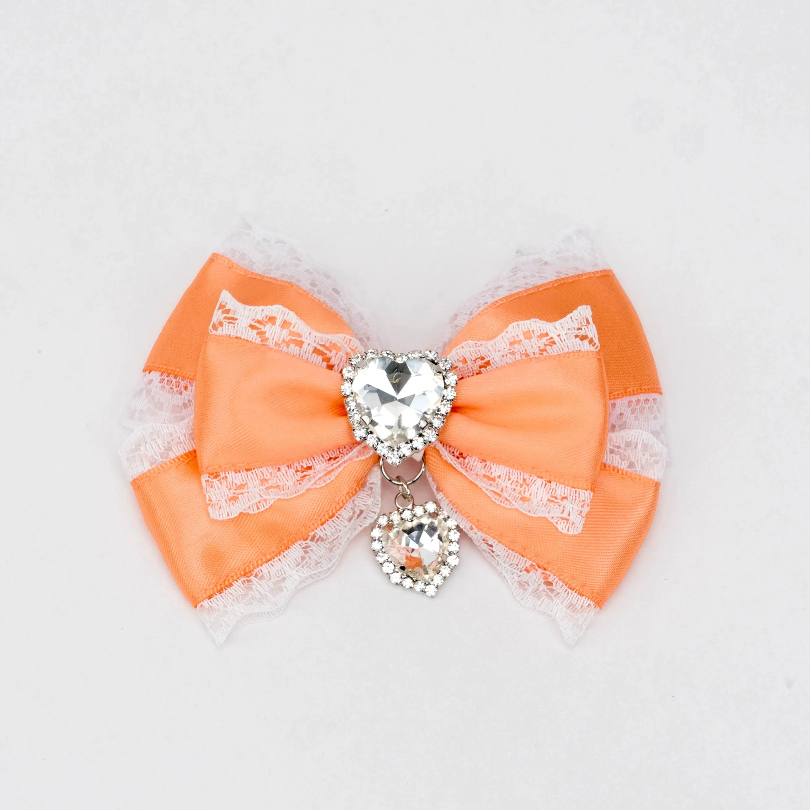 13-Color Jirai Kei Subculture Lace Rhinestone Bow Hair Clip
