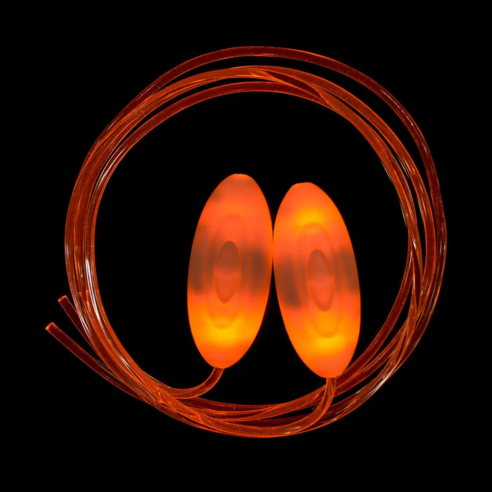 2 Pairs Novelty Luminous Shoelaces Light Up Shoestring Glowing Led Shoe Laces