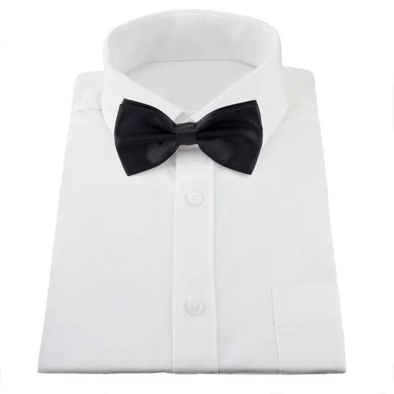 Black Silk Bow Tie