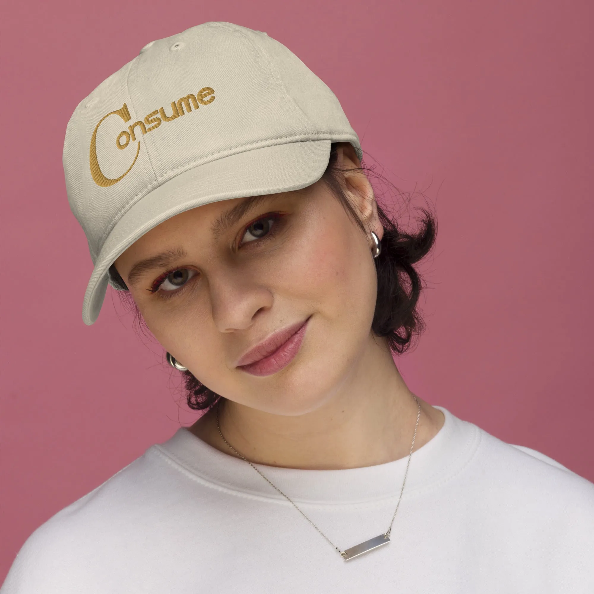 Consume Organic Cotton Baseball Cap