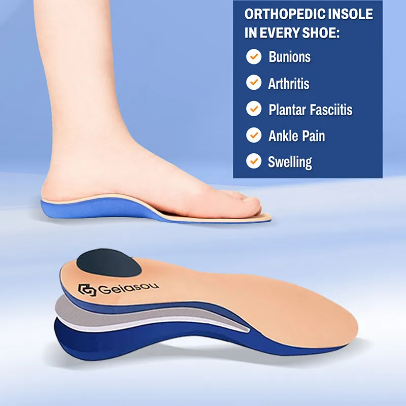 Cuzcare Orthopedic Women Shoes Arch Support Breathable Non-Slip Walking