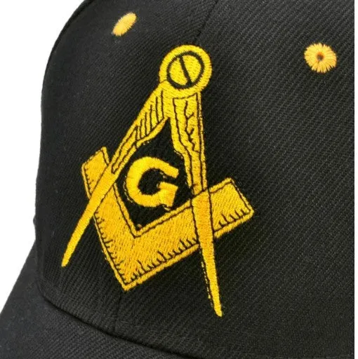 Embroidery Masonic Baseball Cap