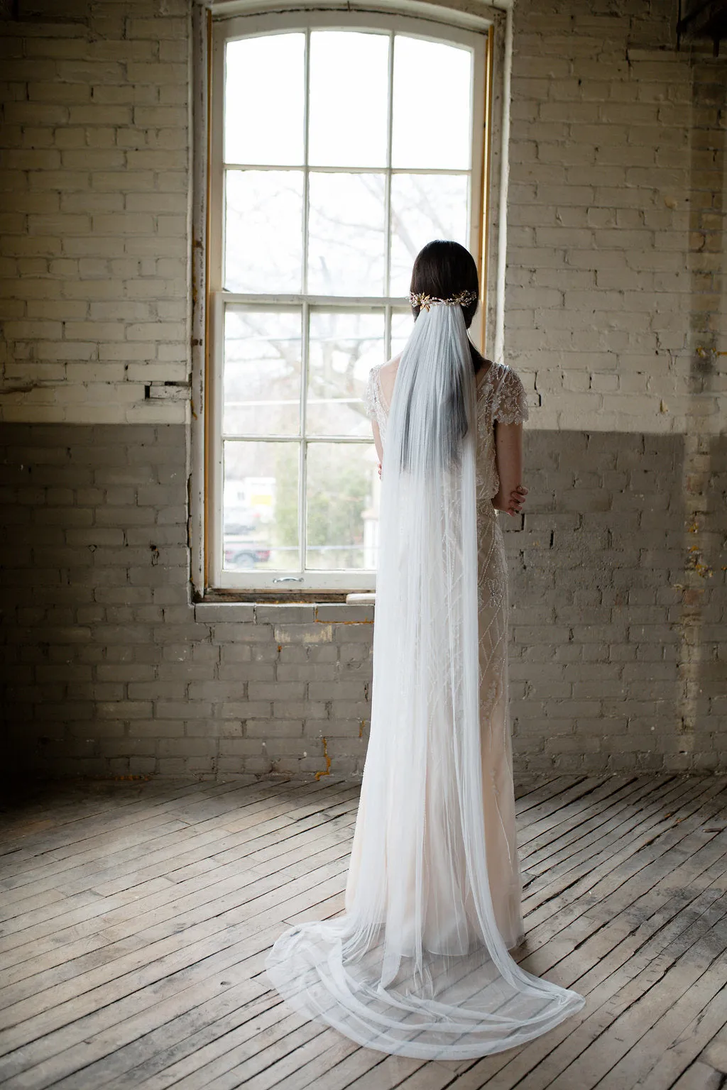 GENEVE | French Silk Wedding Veil