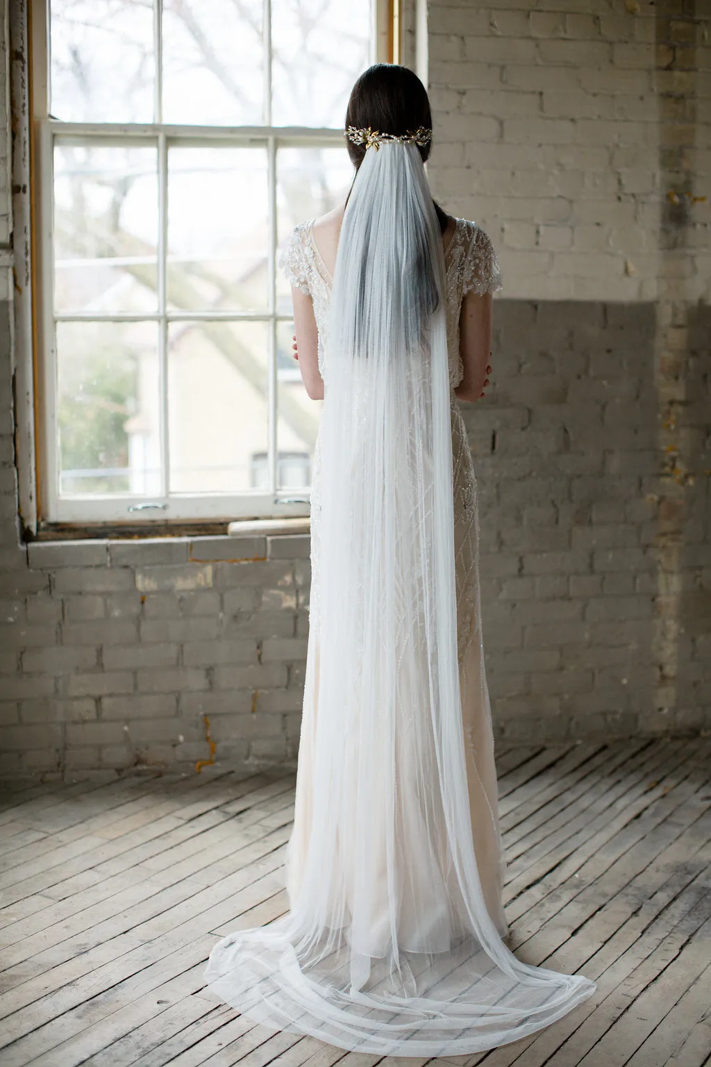 GENEVE | French Silk Wedding Veil