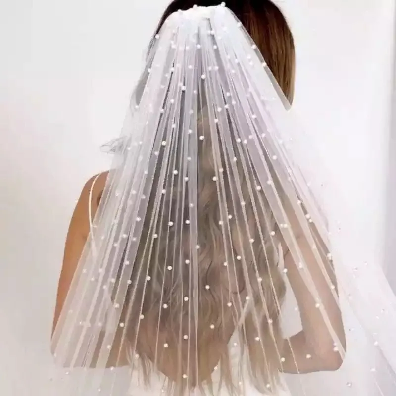 IN STOCK Wedding Pearl Veil