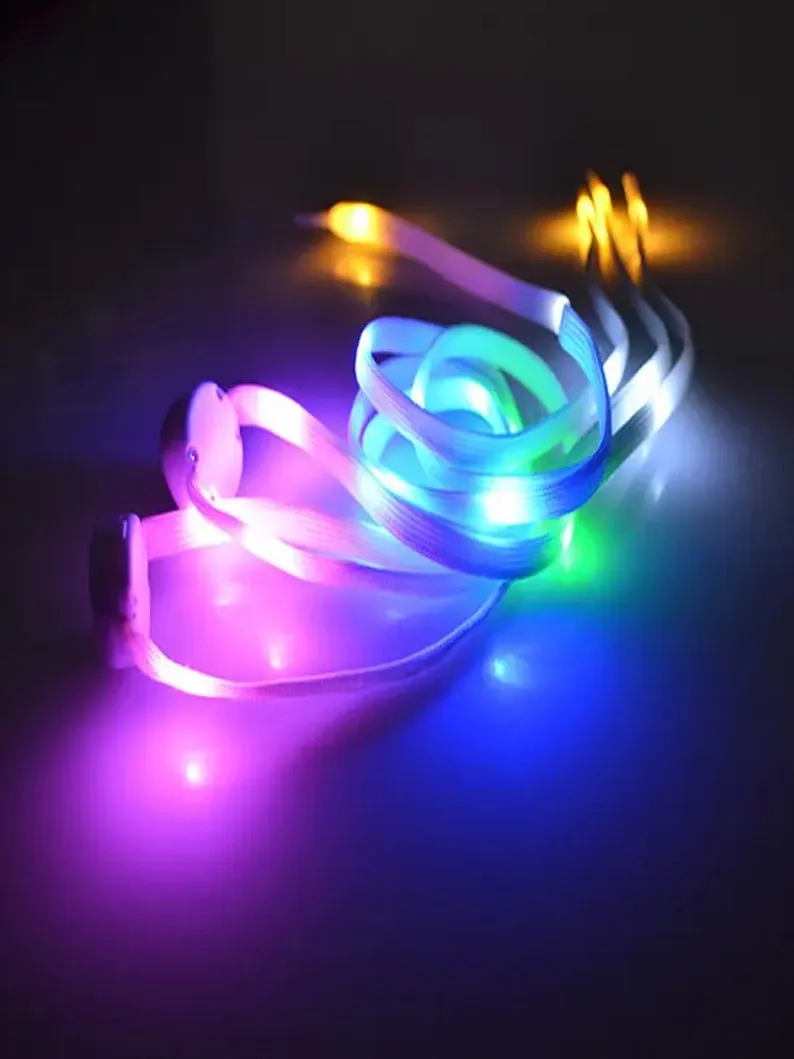 Light Up Shoe laces 5 Colors Flashing Shoestrings - Uporpor