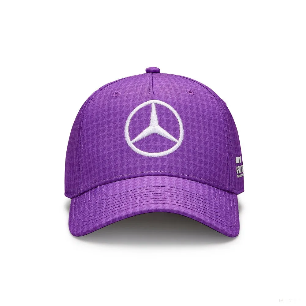 Mercedes Team Lewis Hamilton Col Driver Baseball Cap, Purple, 2023