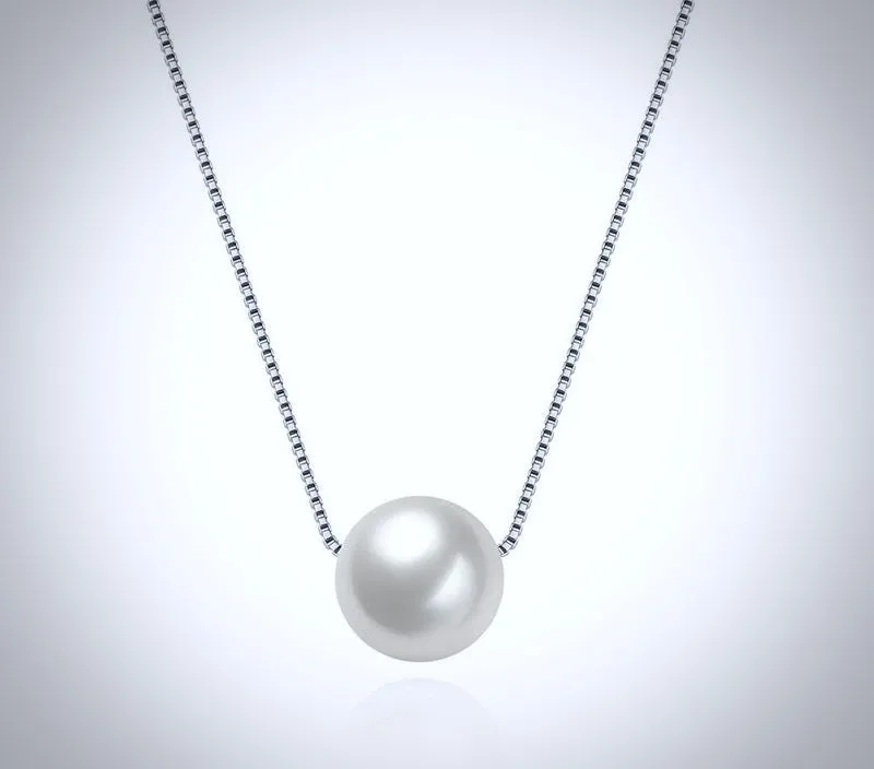 "Kona" - Pearl Bridal Necklace, Bridesmaids Gift