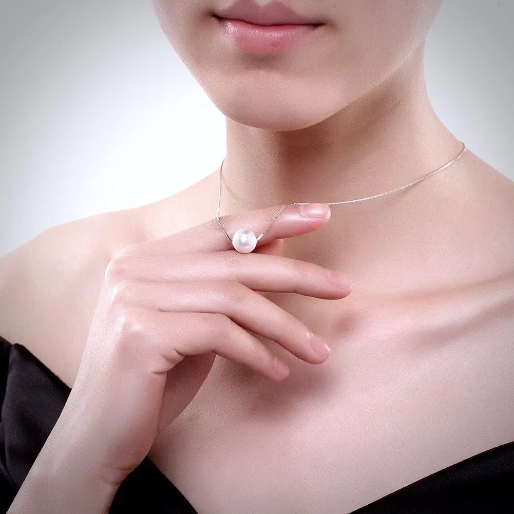 "Kona" - Pearl Bridal Necklace, Bridesmaids Gift