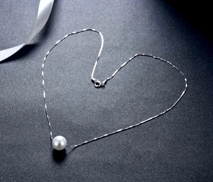 "Kona" - Pearl Bridal Necklace, Bridesmaids Gift