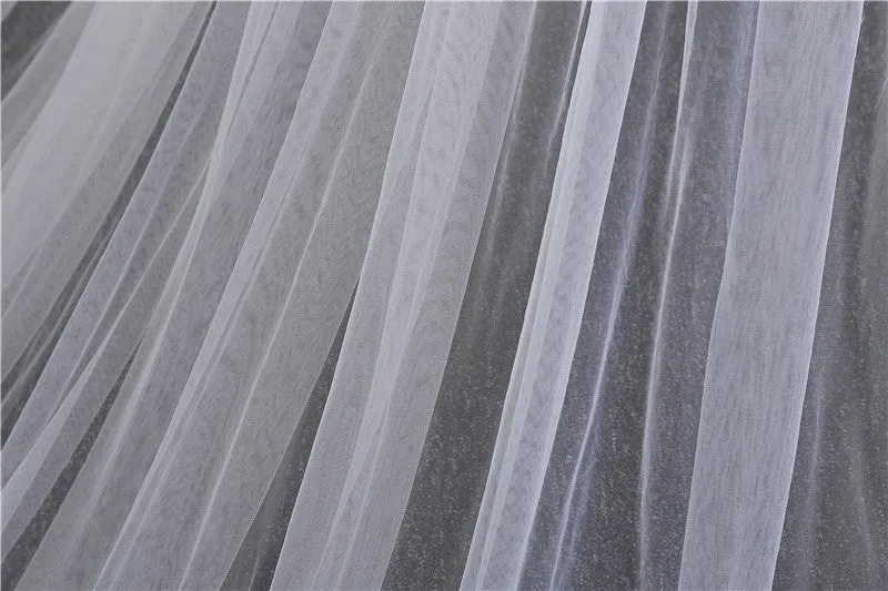 Wedding Veil / Soft Tulle long with comb