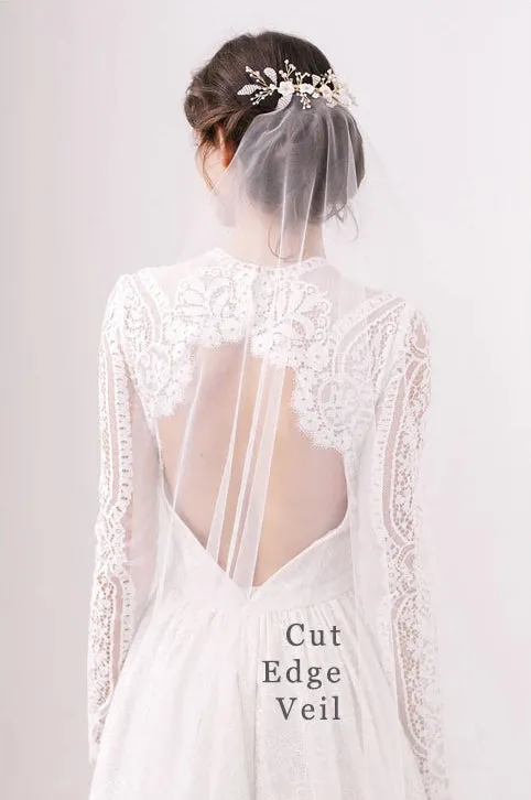 Wedding Veil / Soft Tulle long with comb